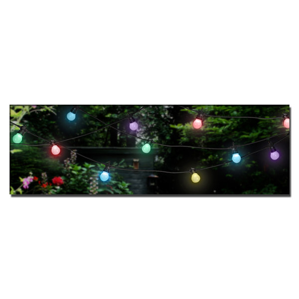 Sanifri garden - Partylichterkette mit 20 LED- Lampen, 9,5mtr. lang